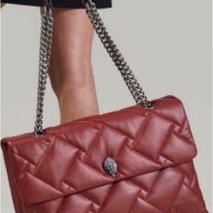 Kurt Geiger London XXL Soft Quilted Leather Kensington Shoulder Bag.